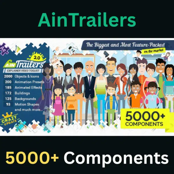AinTrailers | Explainer Video Toolkit with Character Animation Builder