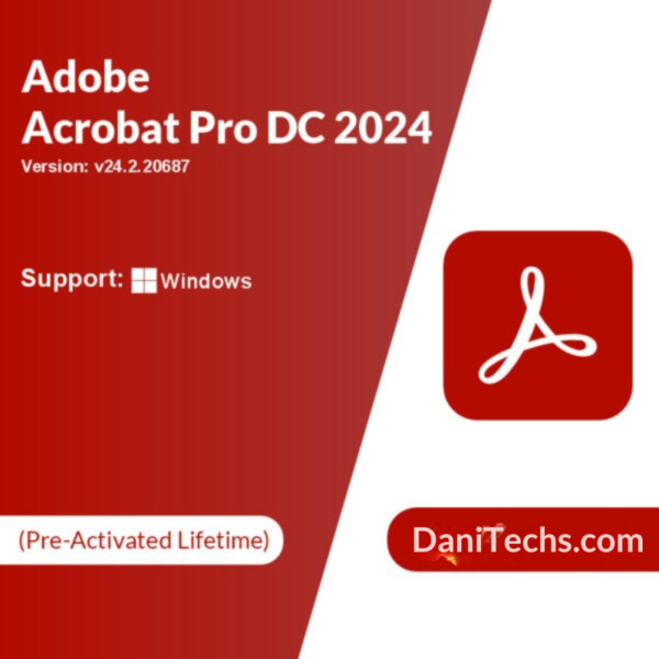 Adobe Acrobat Pro DC 2024 Pre-Activated