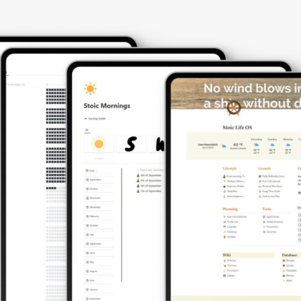 🧘‍♂️ Stoic Bundle – Master the Art of Stoic Living with Notion!