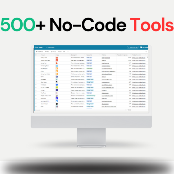 500+ No-Code Tools – Build & Automate Without Coding! 🚀