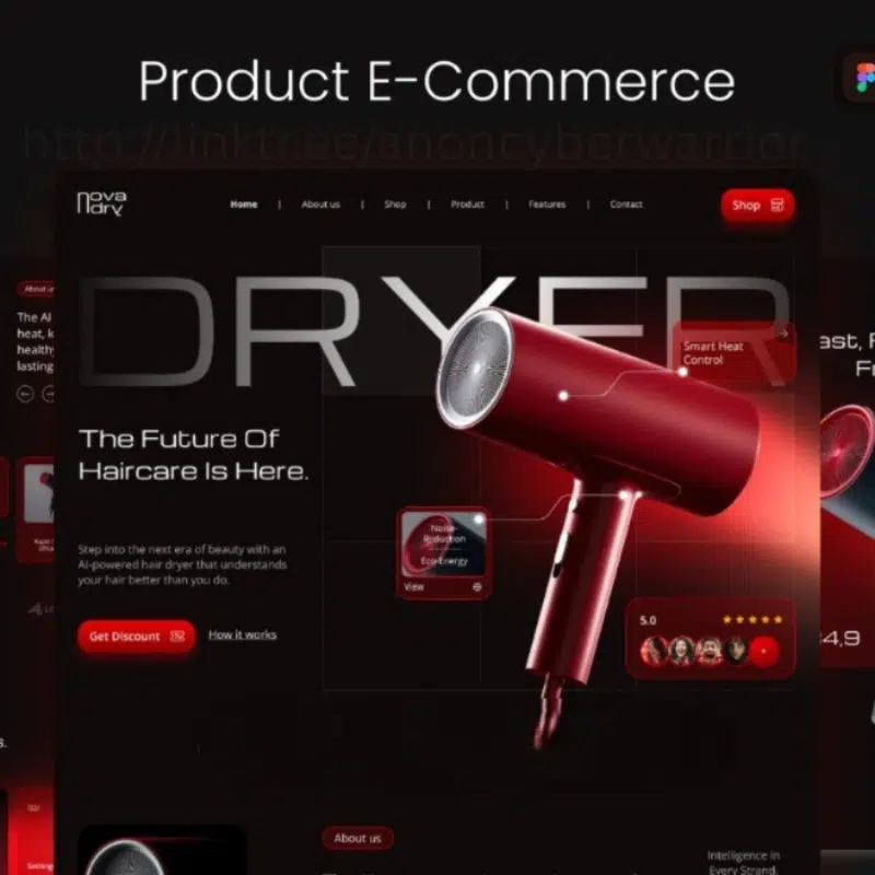 NovaDry – Premium E-commerce Website Template